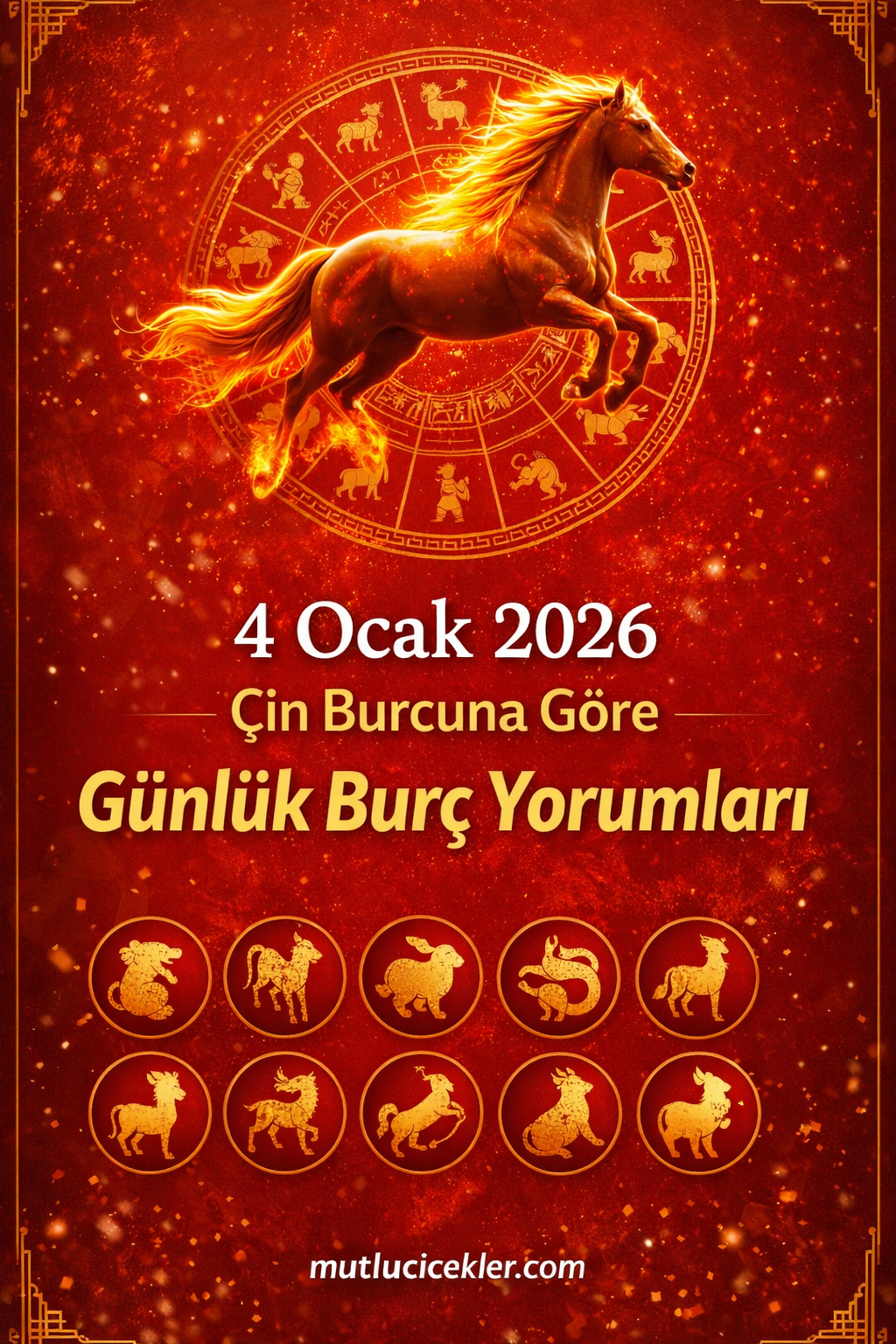 🧧 4 Ocak 2026 Çin Burcuna Göre Günlük Burç Yorumları