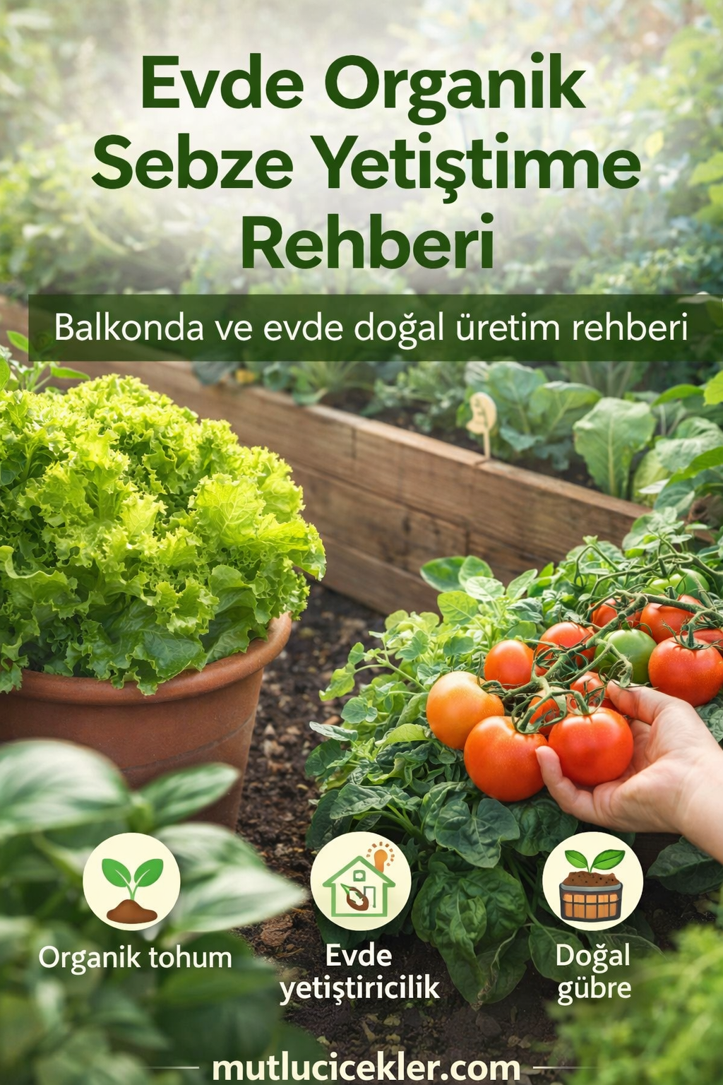 🌱 Evde Organik Sebze Yetiştirme Rehberi
