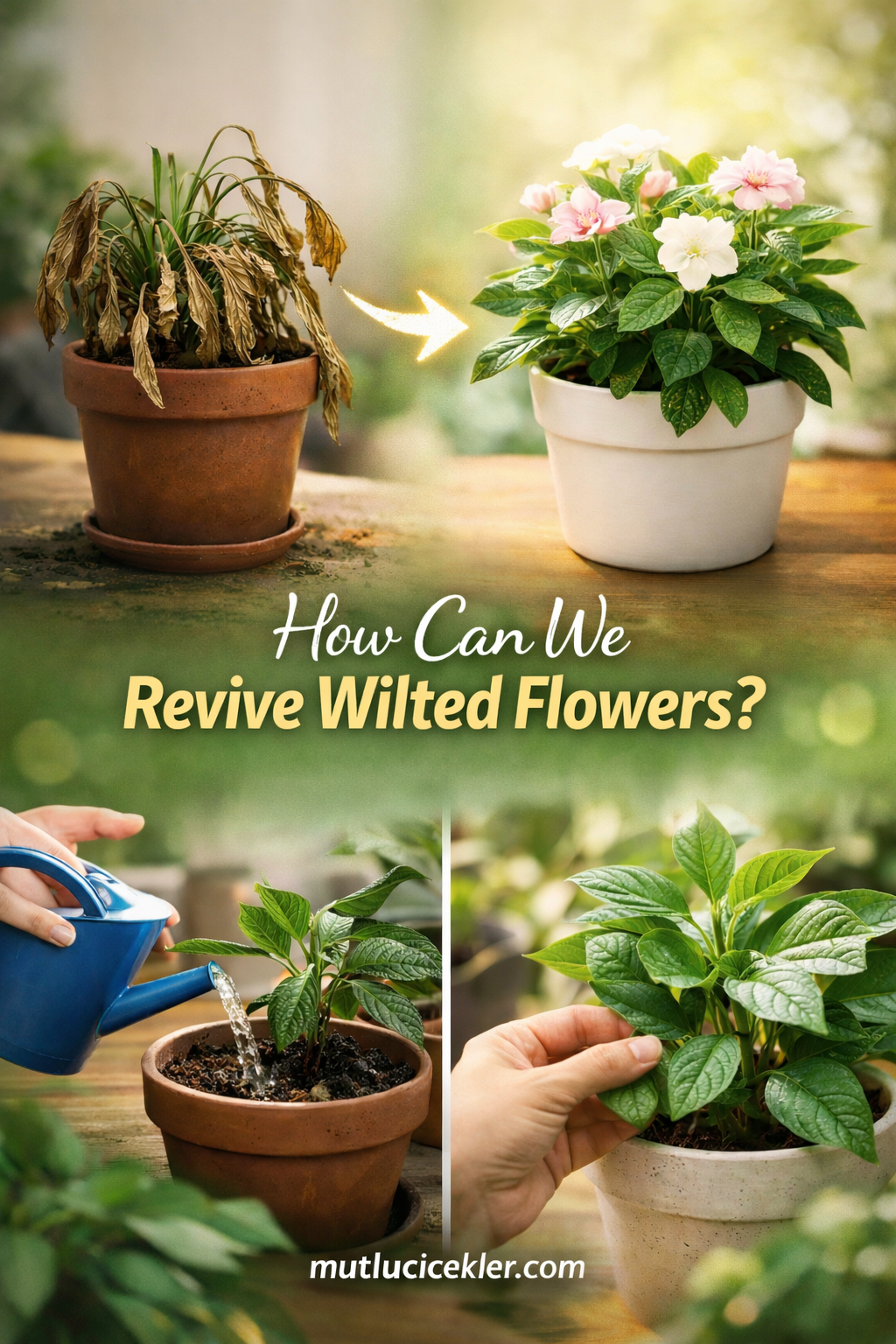 🌿 How Can We Revive Wilted Flowers?