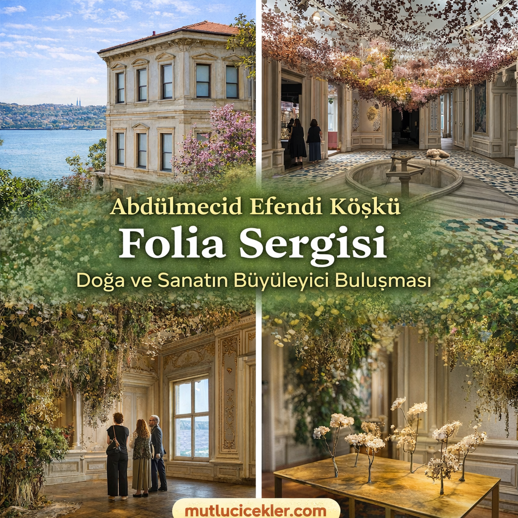 Abdülmecid Efendi Köşkü'nde düzenlenen Folia Sergisi'nde doğa ve sanatın buluşması, tarihi mekânlar içinde sergilenen çağdaş eserlerle gözler önüne seriliyor.