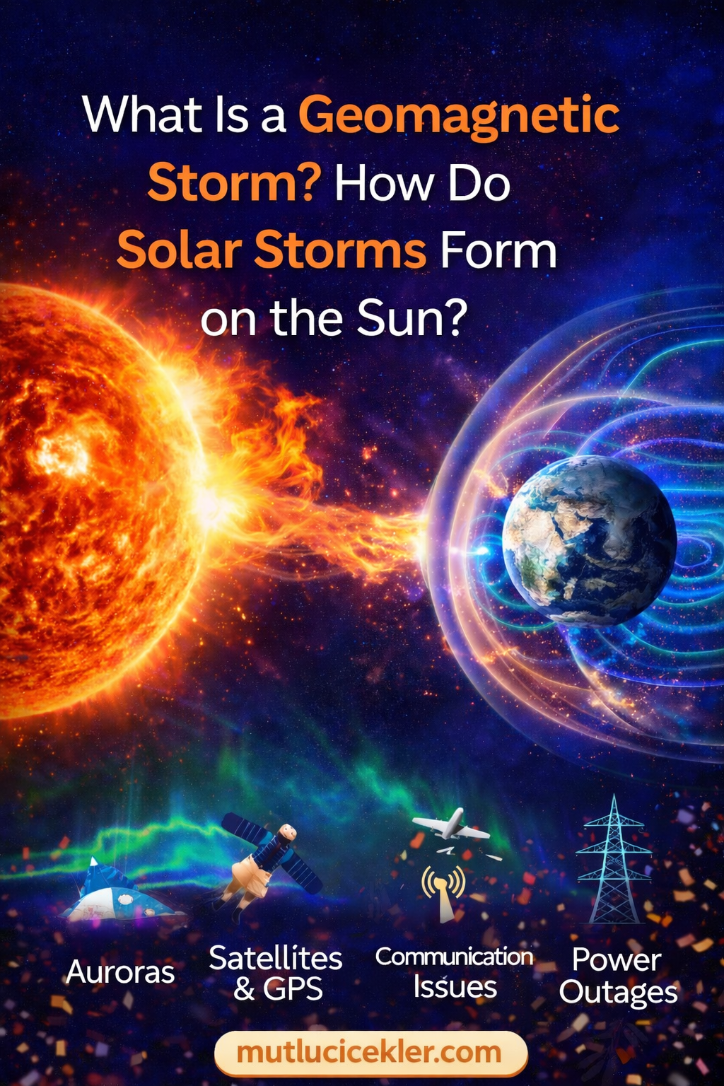 🌌 What Is a Geomagnetic Storm? How Do Solar Storms Form on the Sun?