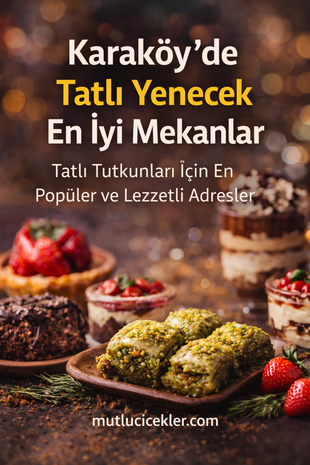 🍰 Karaköy’de Tatlı Yenecek En İyi Mekanlar