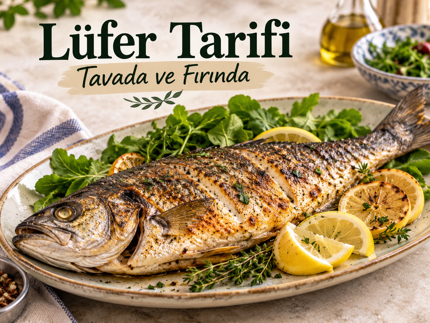 Lüfer Tarifi: Tavada ve Fırında Lüfer Nasıl Pişirilir?