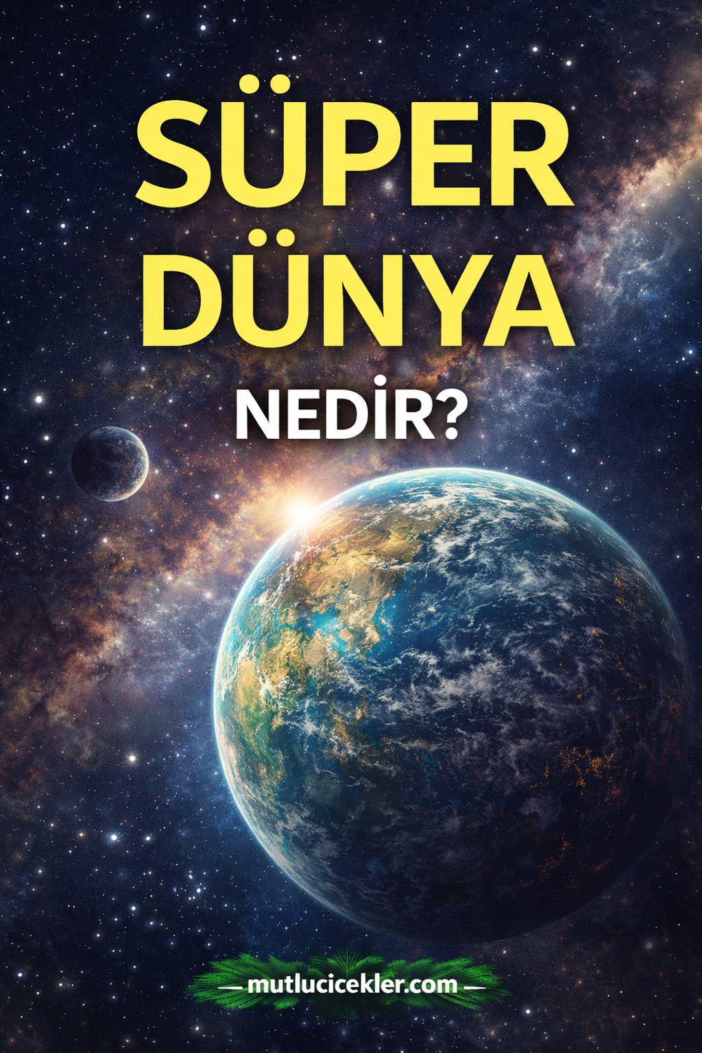 🌍 Süper Dünya: Gaz Devleri Olmadan Bulunan Gizemli Gezegenler