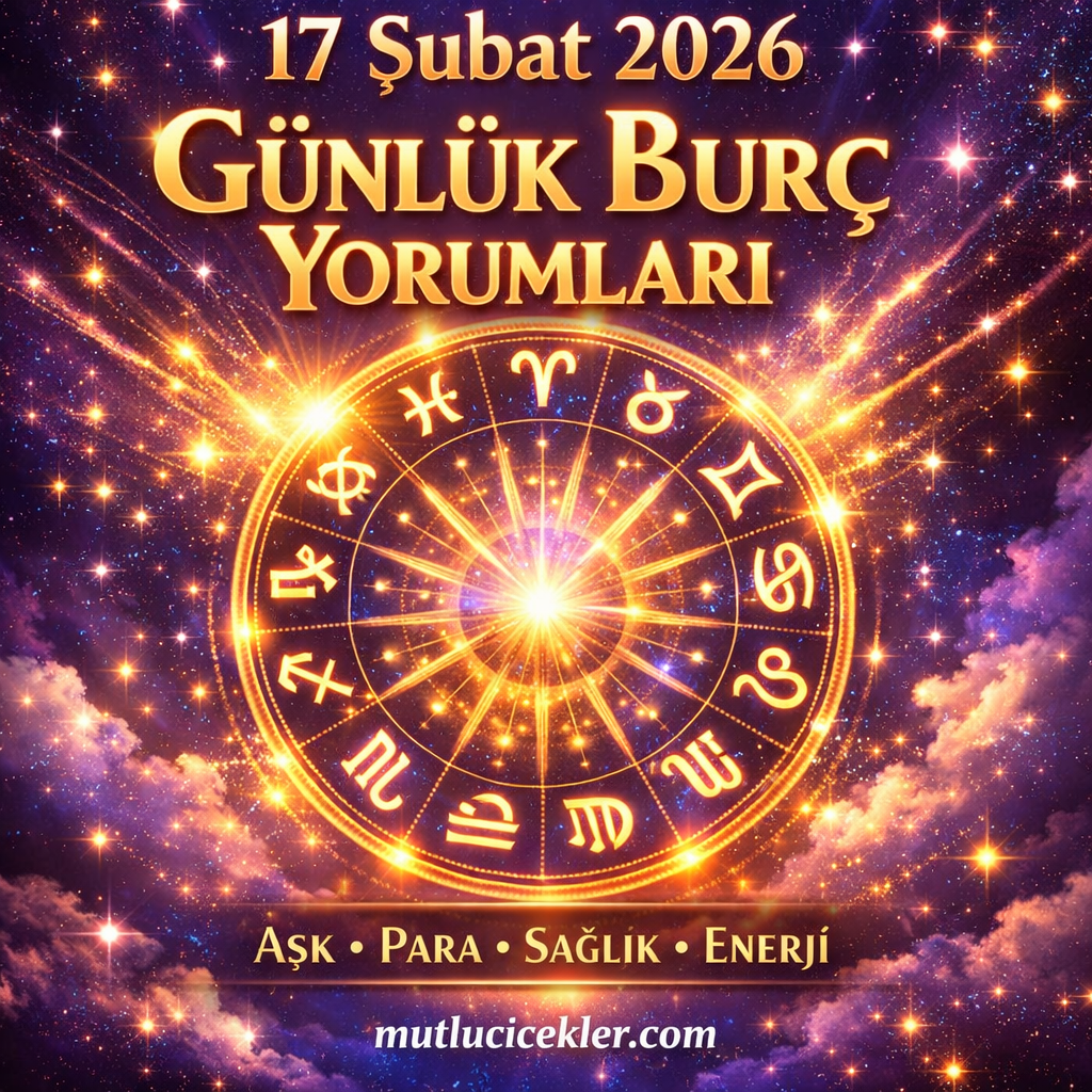 🔮 17 Şubat 2026 Salı Günlük Burç Yorumları | Aşk, Para, Sağlık, Enerji ve Günün Tüyosu