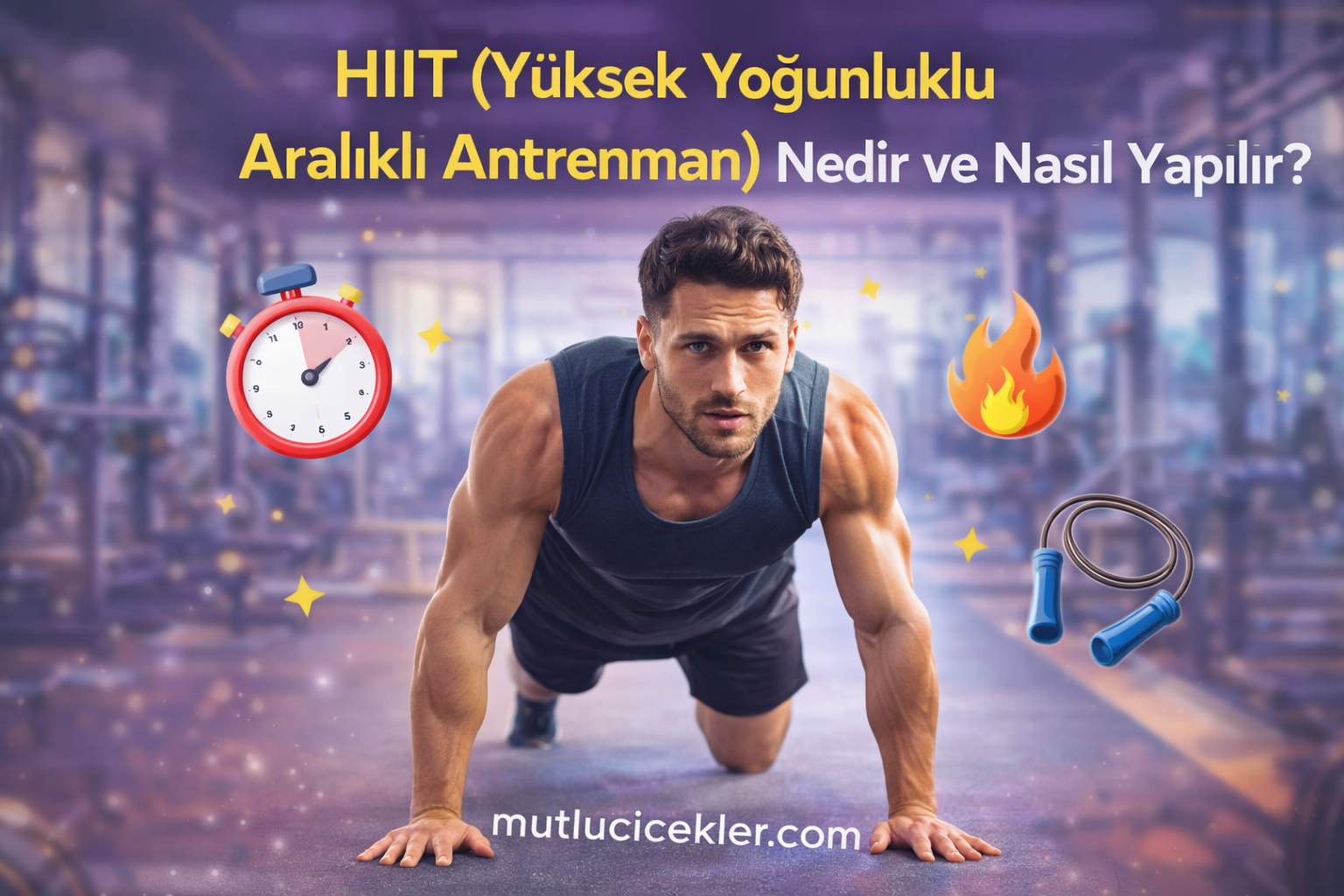 HIIT (Yüksek Yoğunluklu Aralıklı Antrenman) Nedir ve Nasıl Yapılır? 🔥