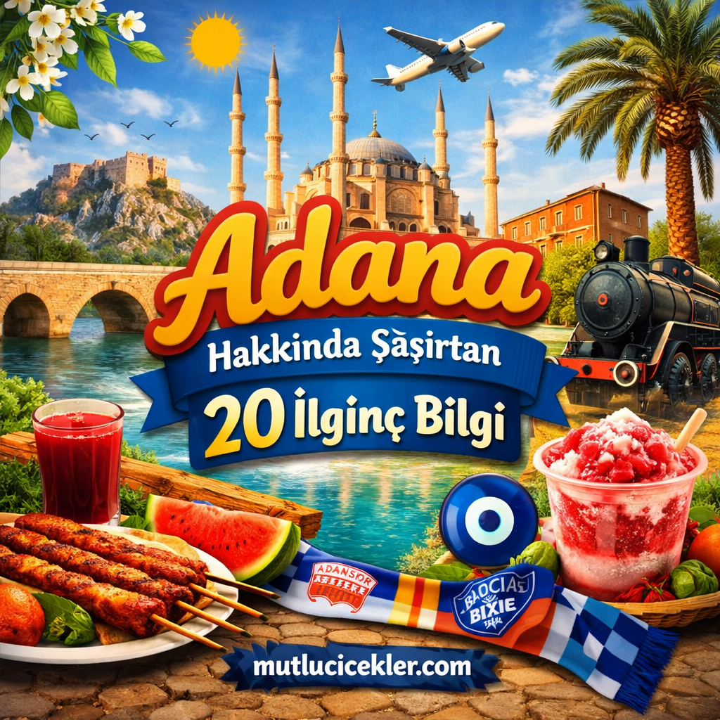 🔥 Adana Hakkında Şaşırtan 20 İlginç Bilgi (Tarih, Kültür, Lezzet ve Efsanelerle Dolu Bir Şehir)