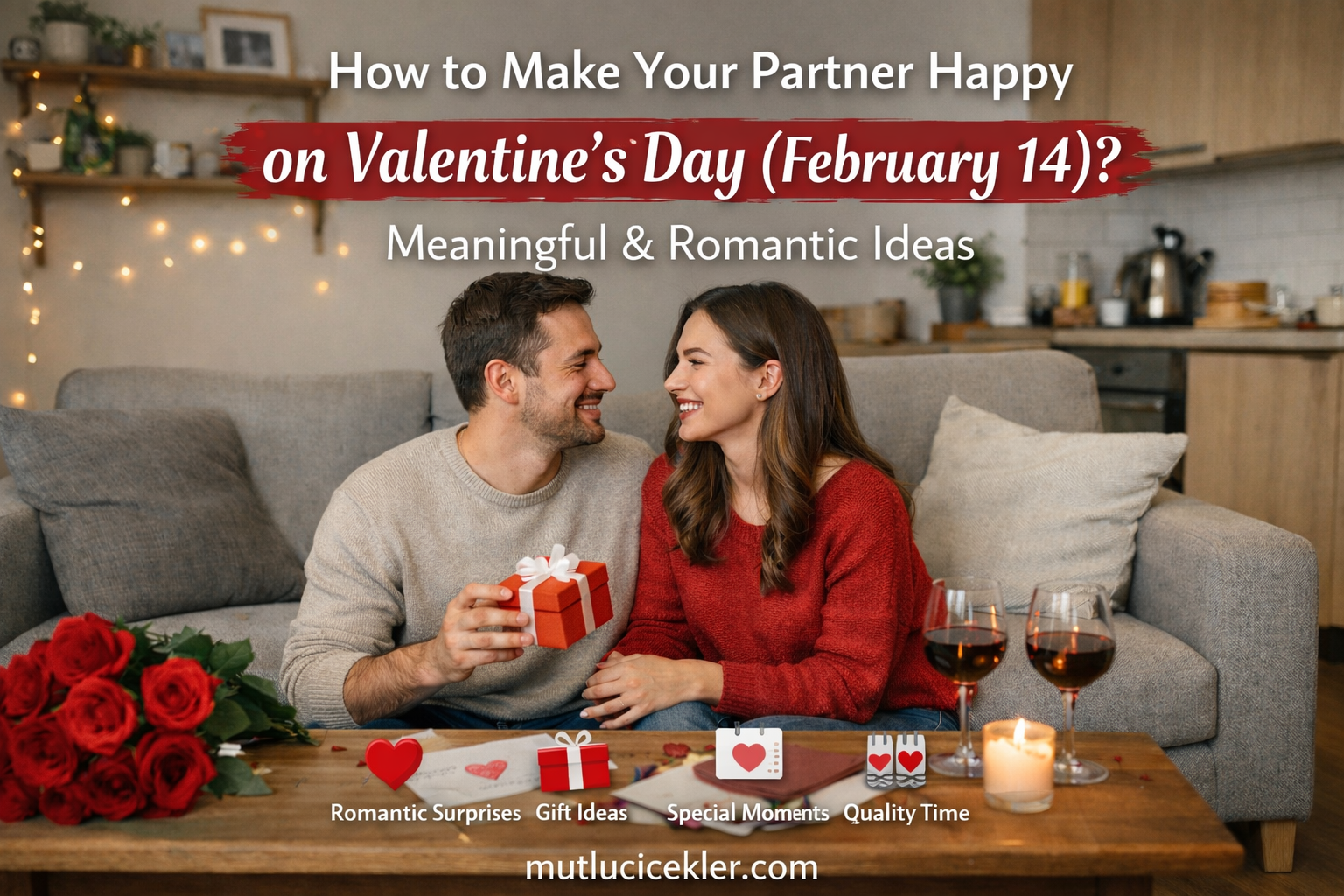 💝 How to Make Your Partner Happy on Valentine’s Day (February 14) – Meaningful & Romantic Ideas