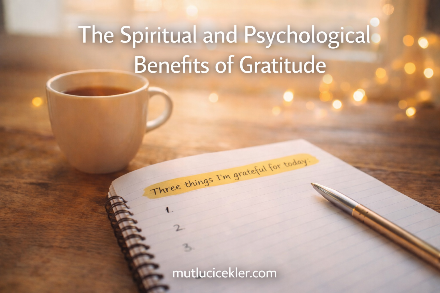 🌿 The Spiritual and Psychological Benefits of Gratitude: A Life-Changing Practice