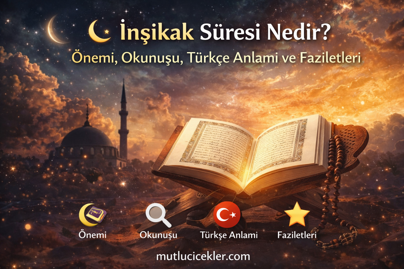 🌙 İnşikak Sûresi Nedir? Önemi, Okunuşu, Türkçe Anlamı ve Faziletleri