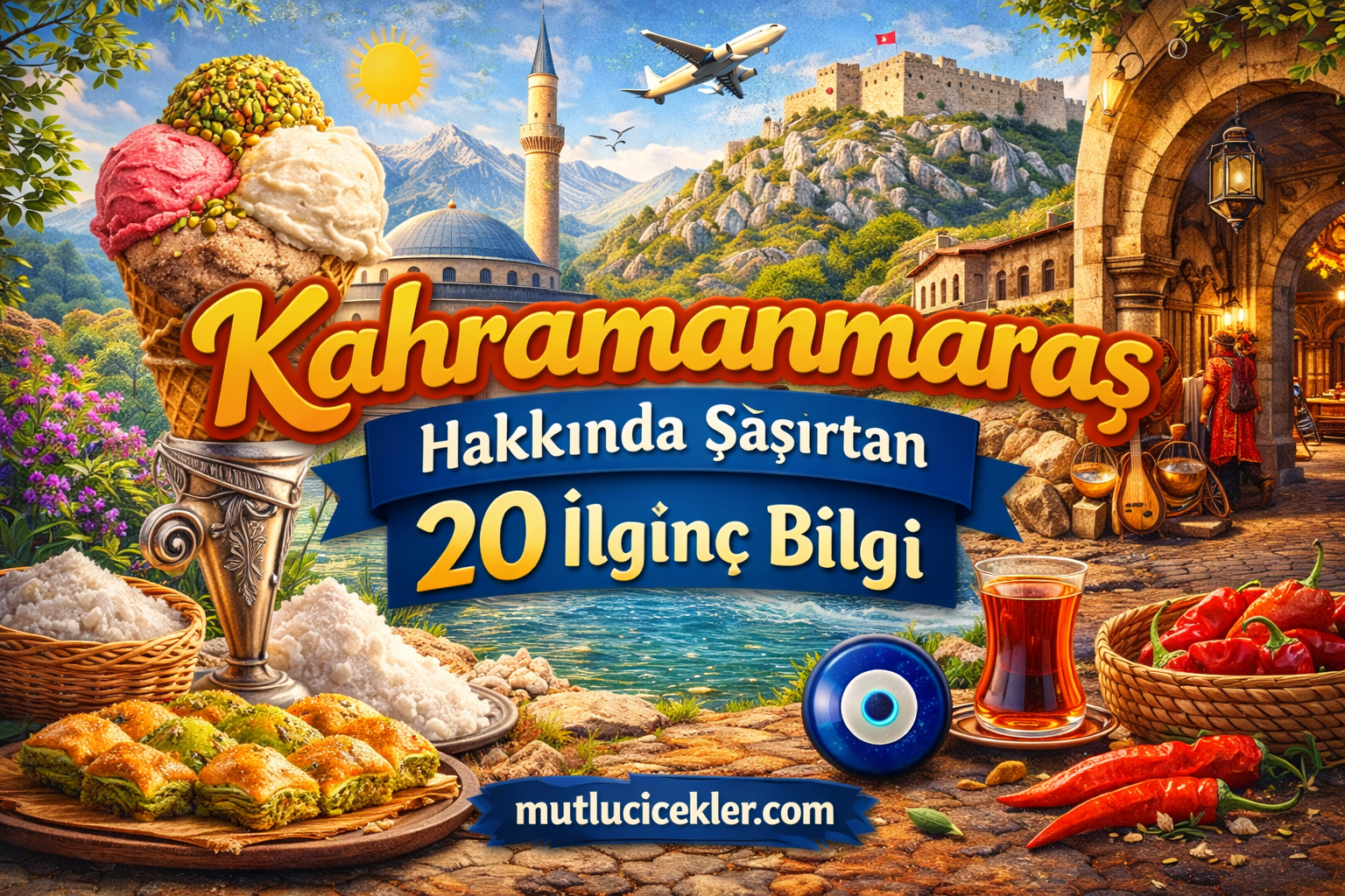 🍦 Kahramanmaraş Hakkında Şaşırtan 20 İlginç Bilgi (Tarihi, Lezzeti ve Doğasıyla Keşfedilmeyi Bekleyen Şehir)