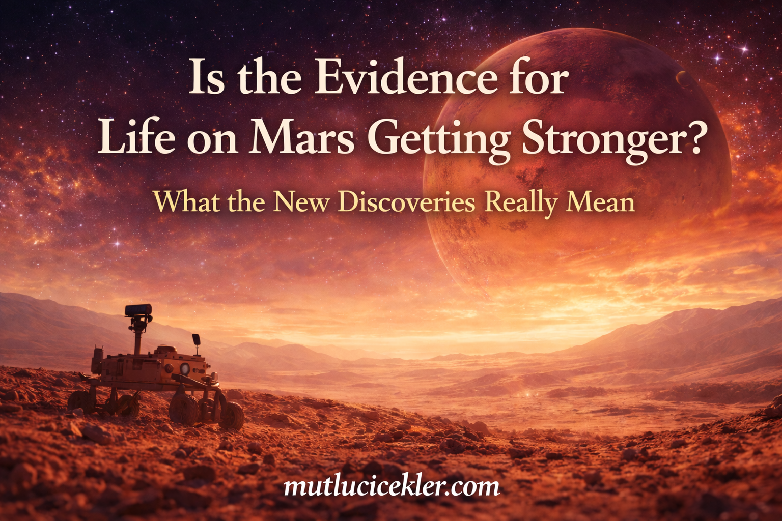 🚀 Is the Evidence for Life on Mars Getting Stronger? What the New Discoveries Really Mean