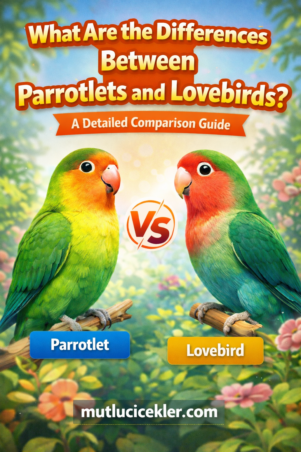 What Are the Differences Between Parrotlets and Lovebirds? A Detailed Comparison Guide