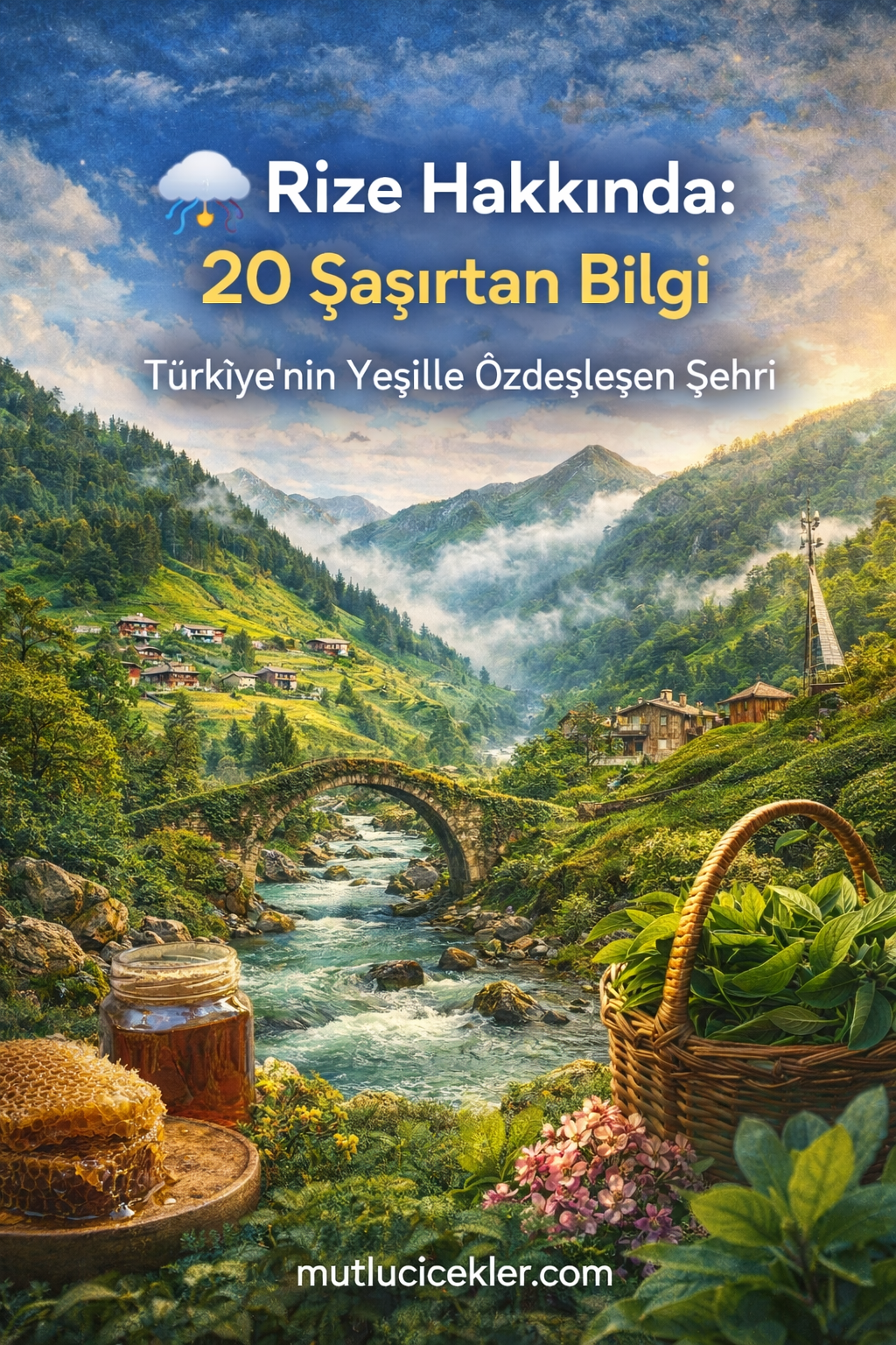 🌧️ Rize Hakkında 20 Şaşırtan Bilgi: Türkiye’nin Yeşille Özdeşleşen Şehri