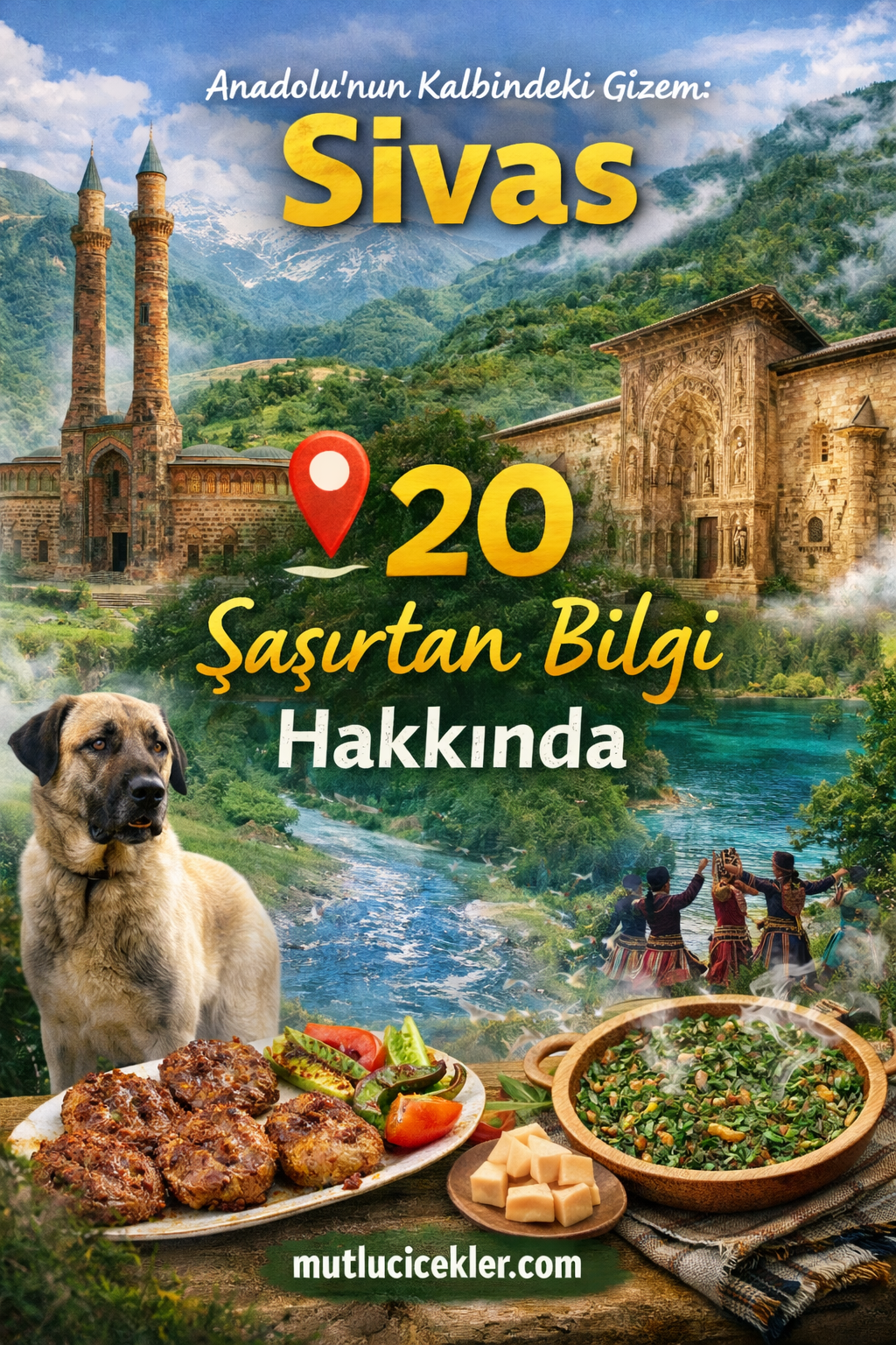 🏔️ Anadolu’nun Kalbindeki Gizem: Sivas Hakkında 20 Şaşırtan Bilgi