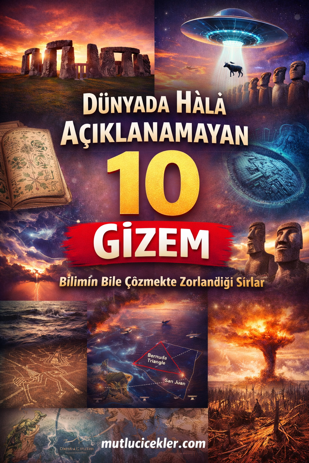 🌍 Dünyada Hâlâ Açıklanamayan 10 Gizem: Bilimin Bile Çözmekte Zorlandığı Sırlar