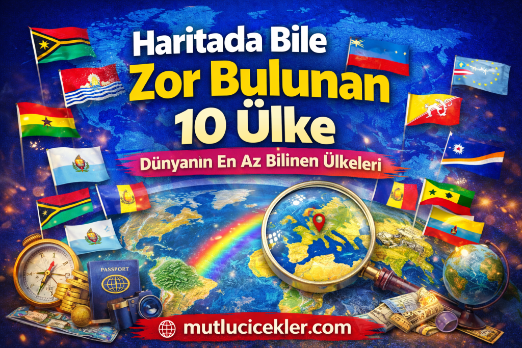🌍 Haritada Bile Zor Bulunan 10 Ülke – Dünyanın En Az Bilinen Ülkeleri