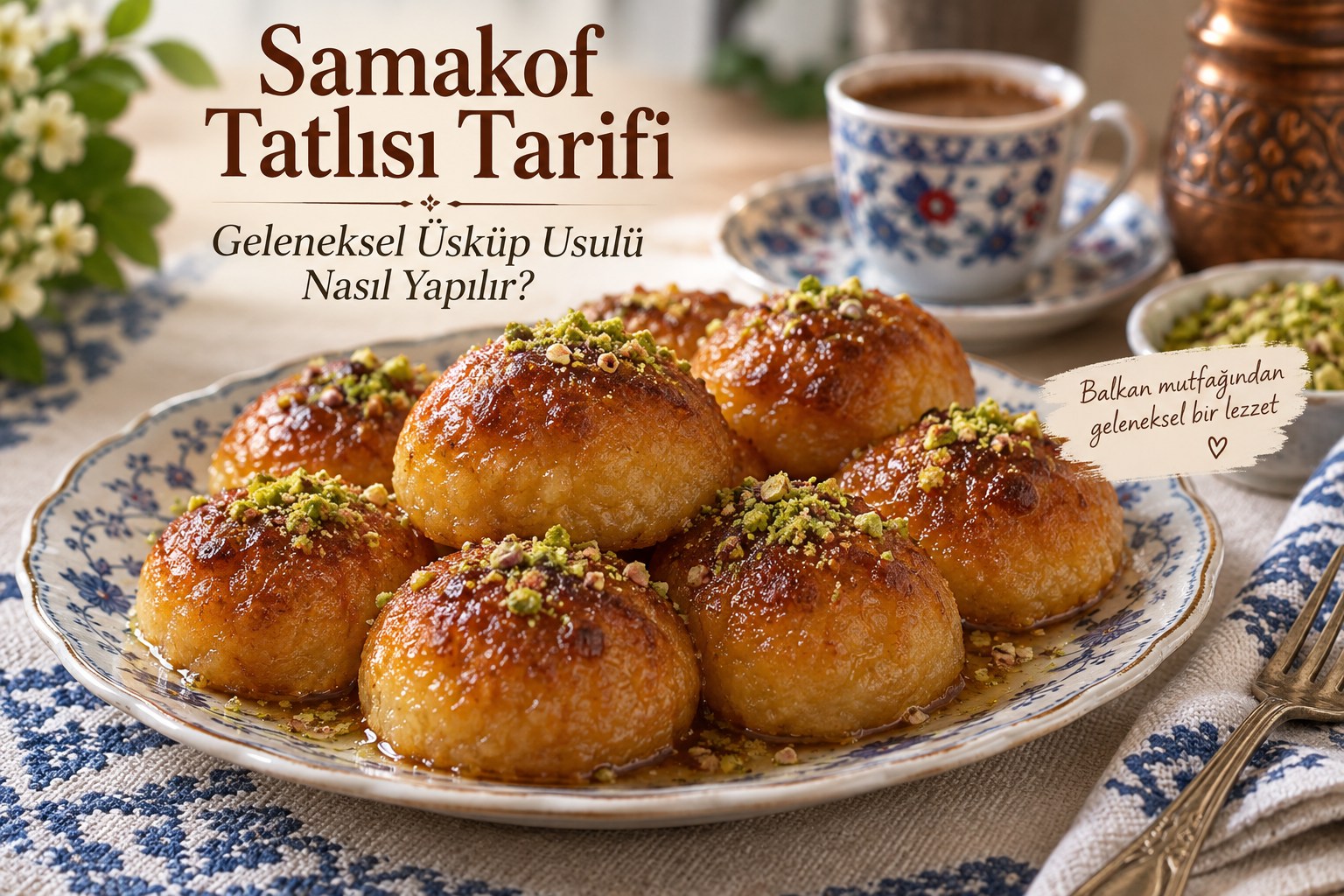 Geleneksel Üsküp usulü Samakof tatlısı tarifi