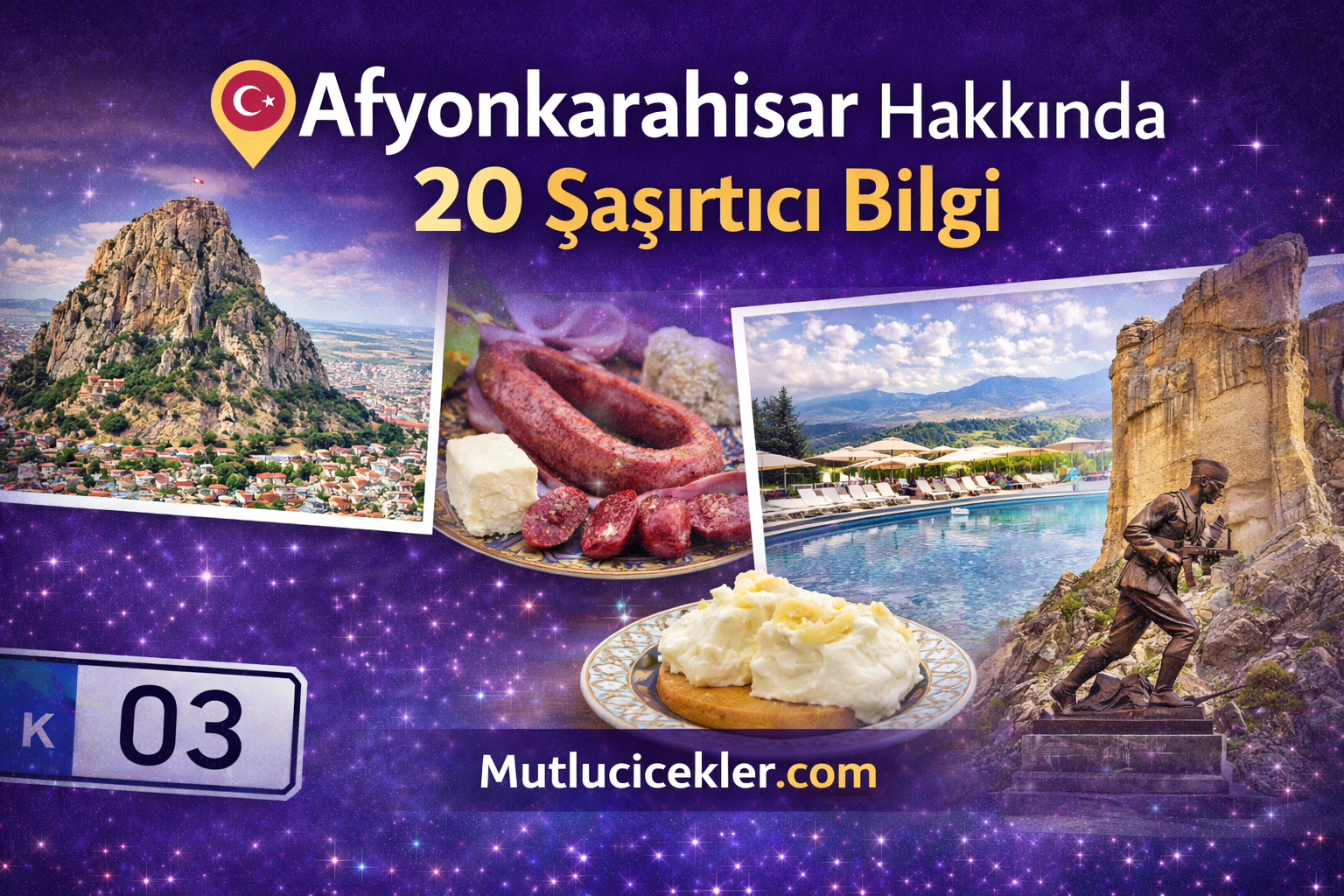 🏰 Afyonkarahisar Hakkında 20 Şaşırtıcı Bilgi: Termalin, Sucuğun ve Zaferin Şehri!