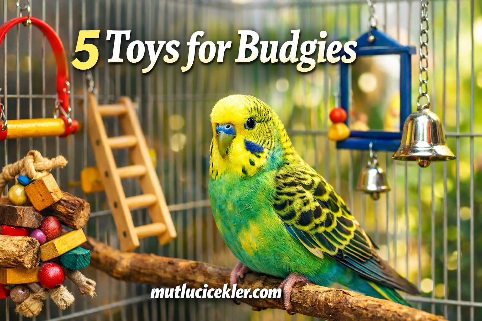 🐦 5 Toy Recommendations for Budgies: Must-Have Cage Toys for Happy and Healthy Birds