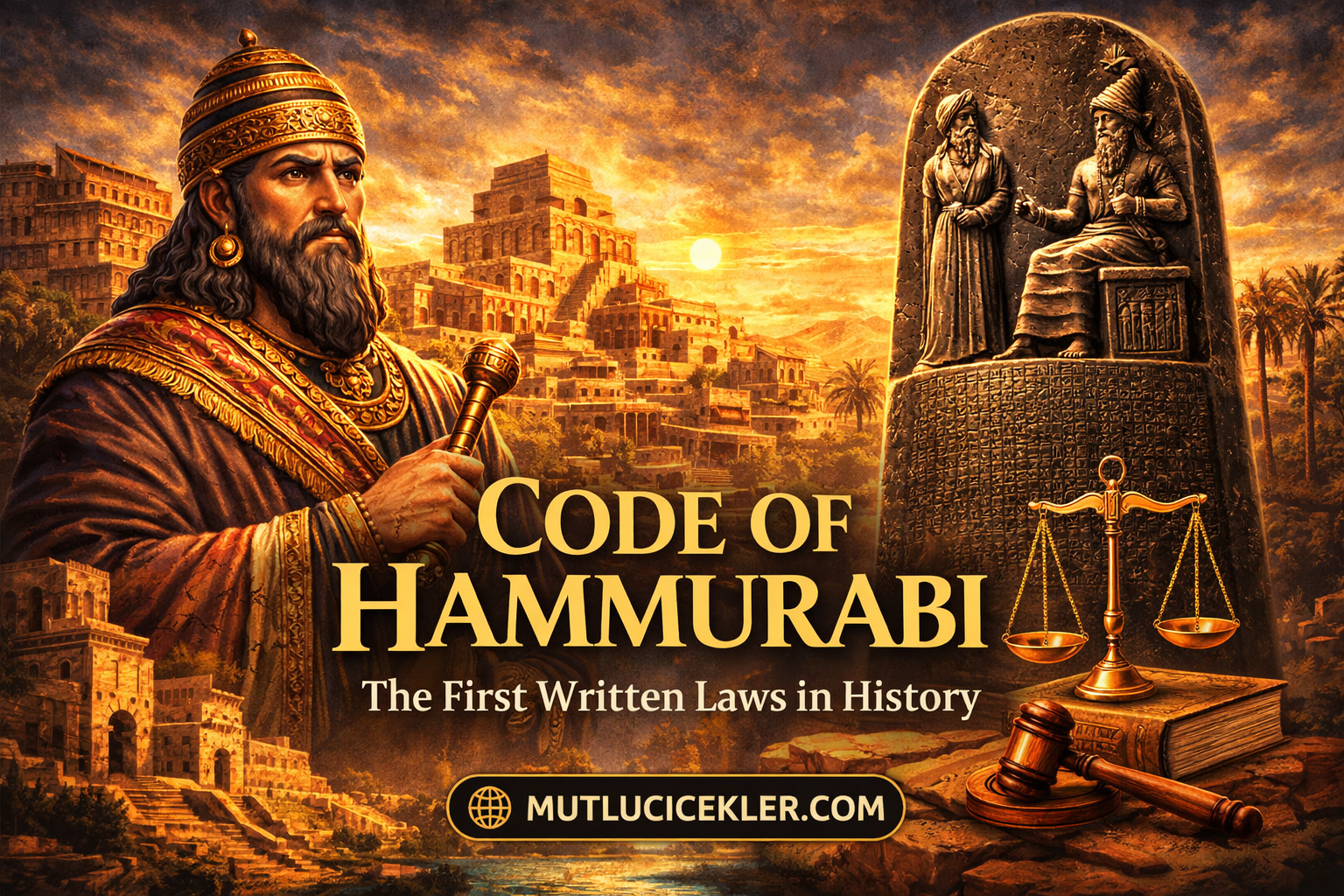 📜 Code of Hammurabi: The First Written Laws in History