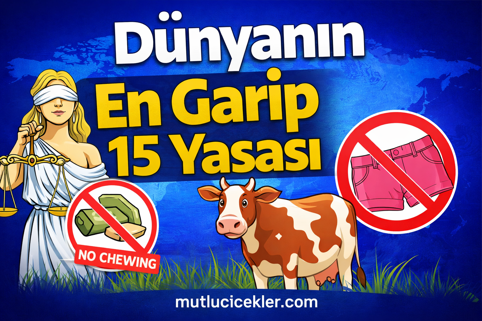 🌍 Dünyanın En Garip 15 Yasası – İnanması Zor Ama Gerçek Kurallar