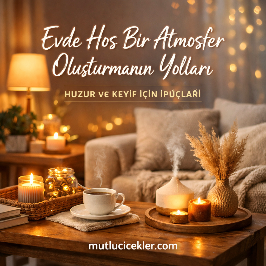 Evde Hoş Bir Atmosfer Oluşturmanın Yolları: Huzur ve Keyif İçin İpuçları