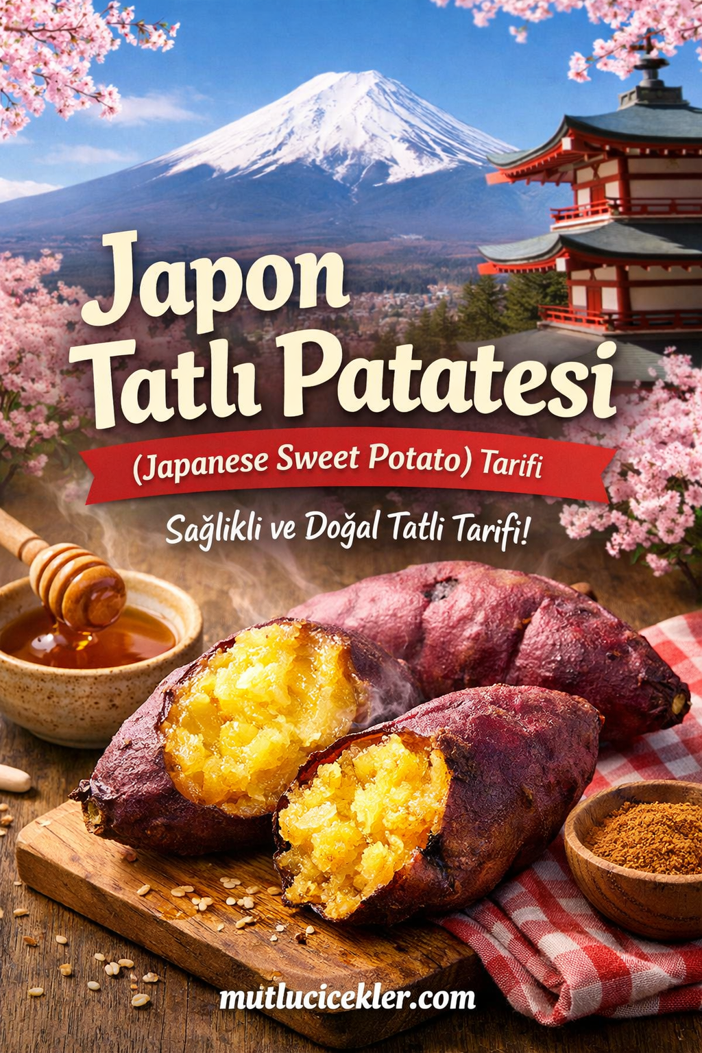 🍠 Japon Tatlı Patatesi (Japanese Sweet Potato) Tarifi: Sağlıklı, Doğal ve Lezzetli Bir Japon Atıştırmalığı