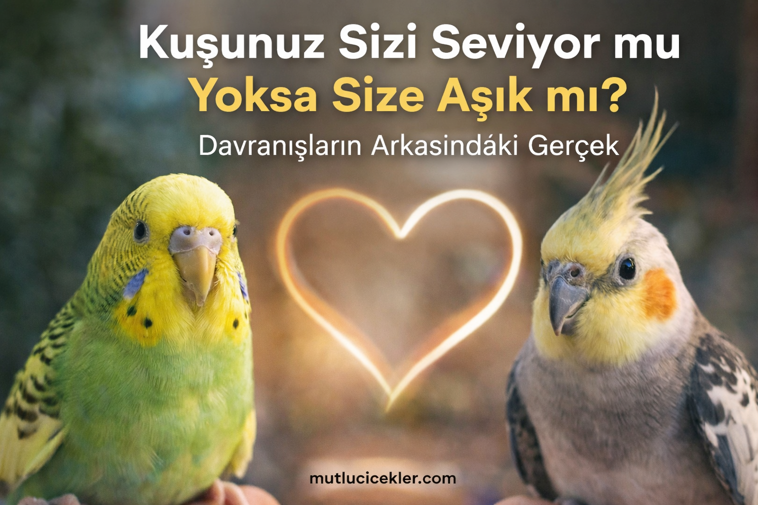 🐦 Kuşunuz Sizi Seviyor mu Yoksa Size Aşık mı? Davranışların Arkasındaki Gerçek