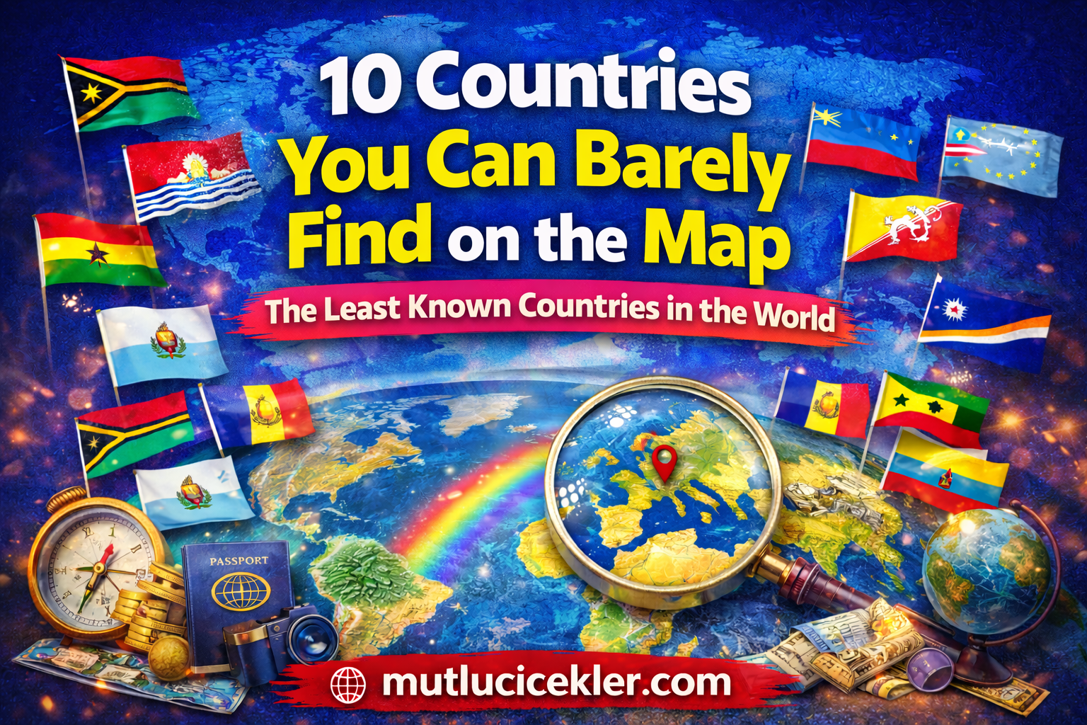 🌍 10 Countries You Can Barely Find on the Map – The Least Known Countries in the World
