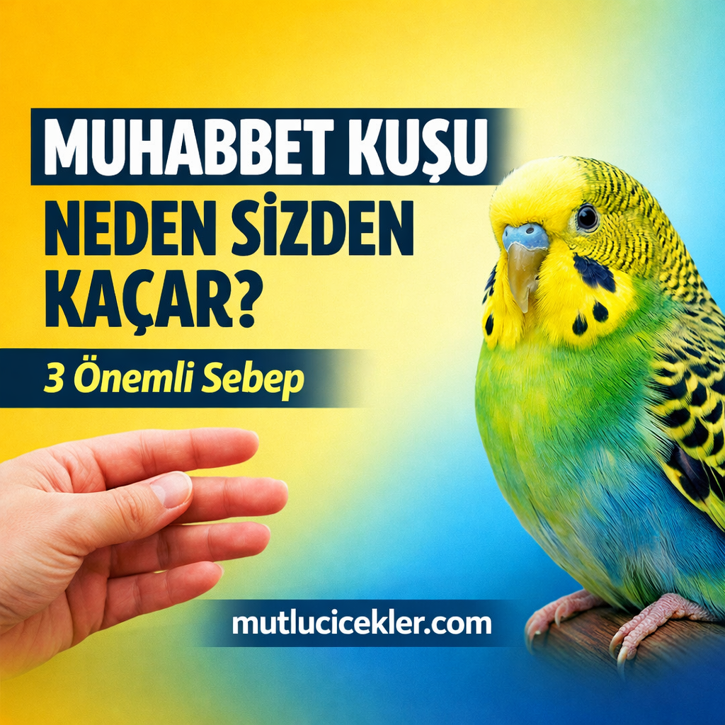 🐦 Muhabbet Kuşu Neden Sizden Kaçar? 3 Önemli Sebep ve Kesin Çözüm Yolları