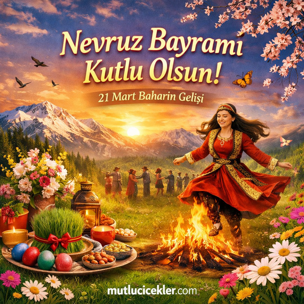 🌸 Nevruz Bayramı Kutlu Olsun! 21 Mart Baharın Gelişi ve Nevruz’un Anlamı