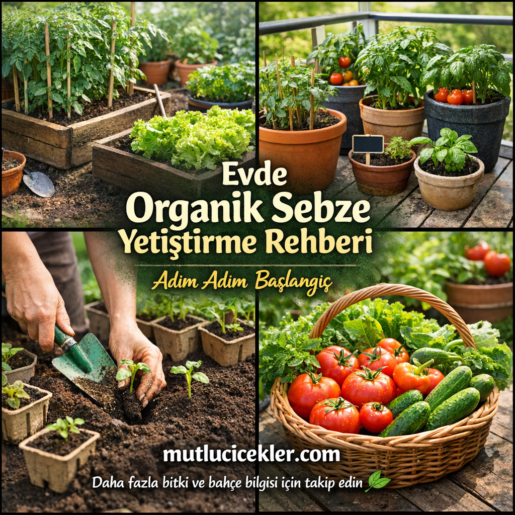 Evde Organik Sebze Yetiştirme Rehberi: Adım Adım Başlangıç