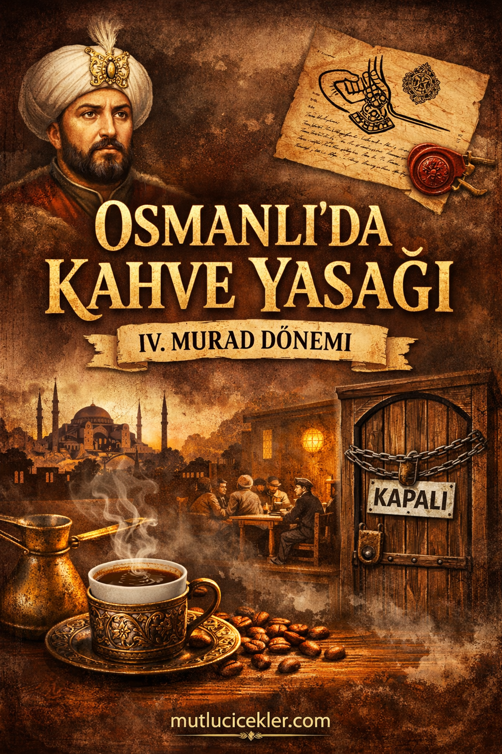 ☕ Osmanlı’da Kahve Neden Yasaklandı? IV. Murad Döneminin İlginç Kahve Yasağı