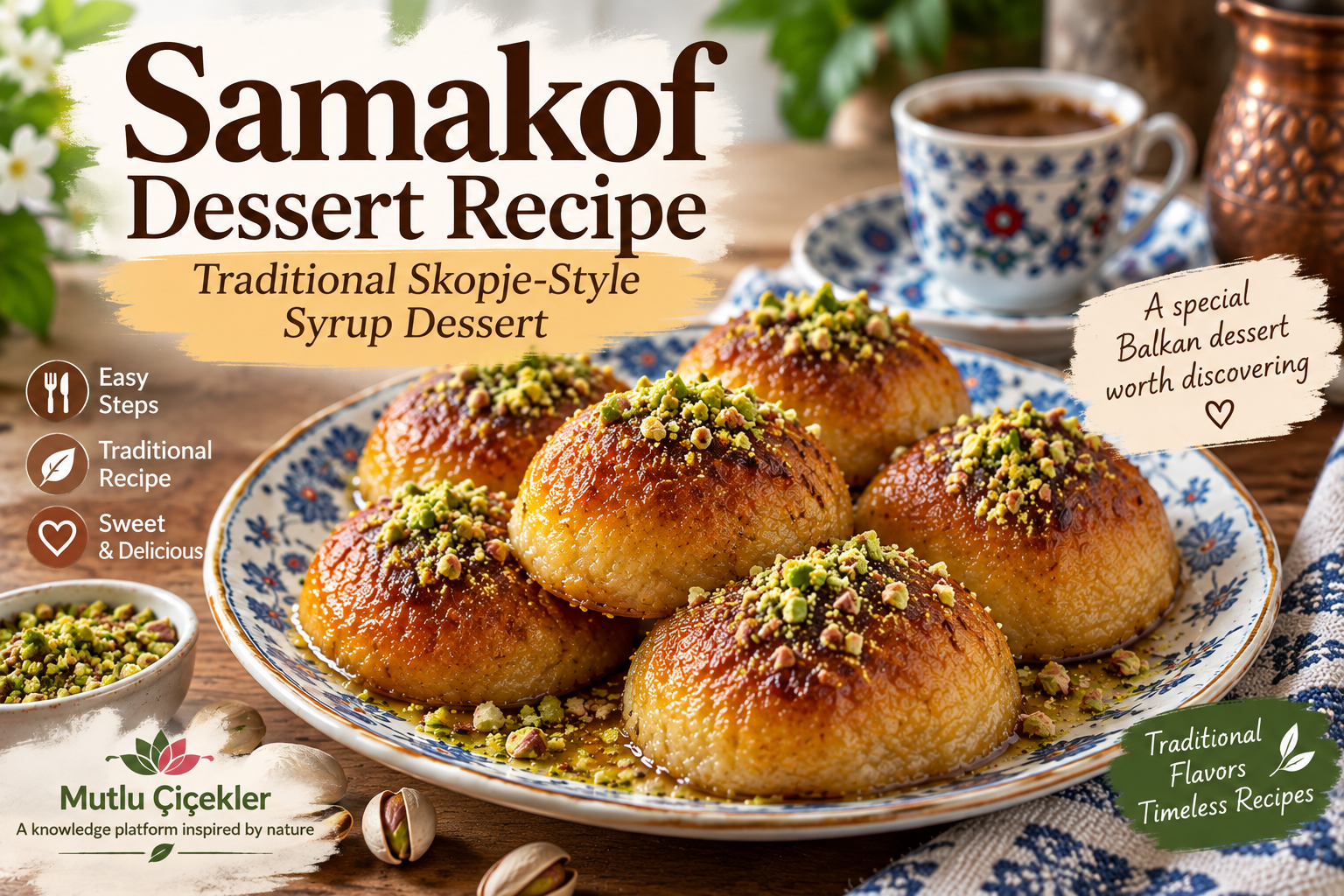 Samakof Dessert Recipe: Traditional Skopje-Style Syrup Dessert