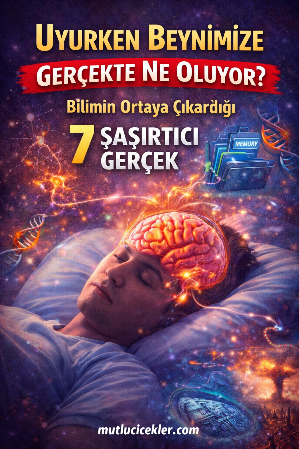 🧠 Uyurken Beynimize Gerçekte Ne Oluyor? Bilimin Ortaya Çıkardığı 7 Şaşırtıcı Gerçek