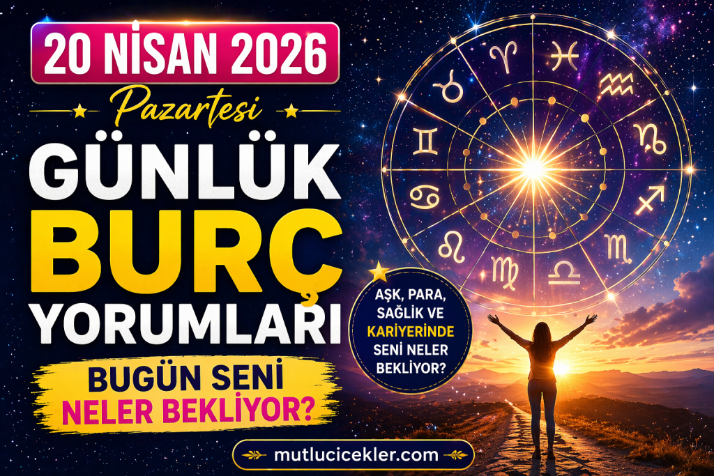🌟 20 Nisan 2026 Pazartesi Günlük Burç Yorumları | Bugün Seni Neler Bekliyor?