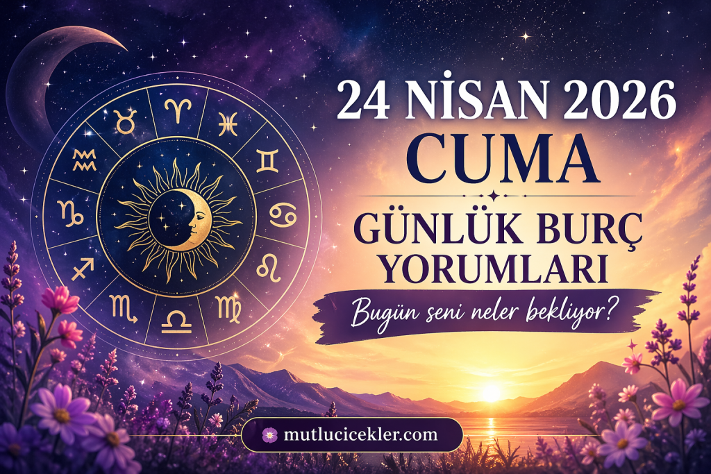 🌟 24 Nisan 2026 Cuma Günlük Burç Yorumları | Bugün Seni Neler Bekliyor?