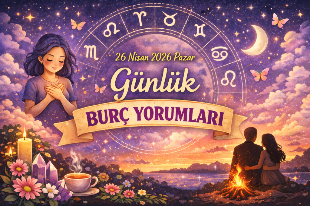 🌟 26 Nisan 2026 Pazar Günlük Burç Yorumları | Bugün Seni Neler Bekliyor?