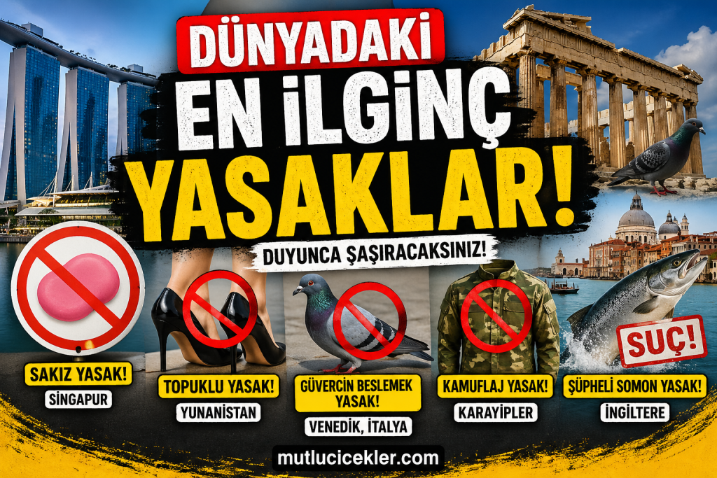 🌍 Dünyadaki En İlginç Yasaklar: Duyunca “Yok Artık!” Diyeceksiniz