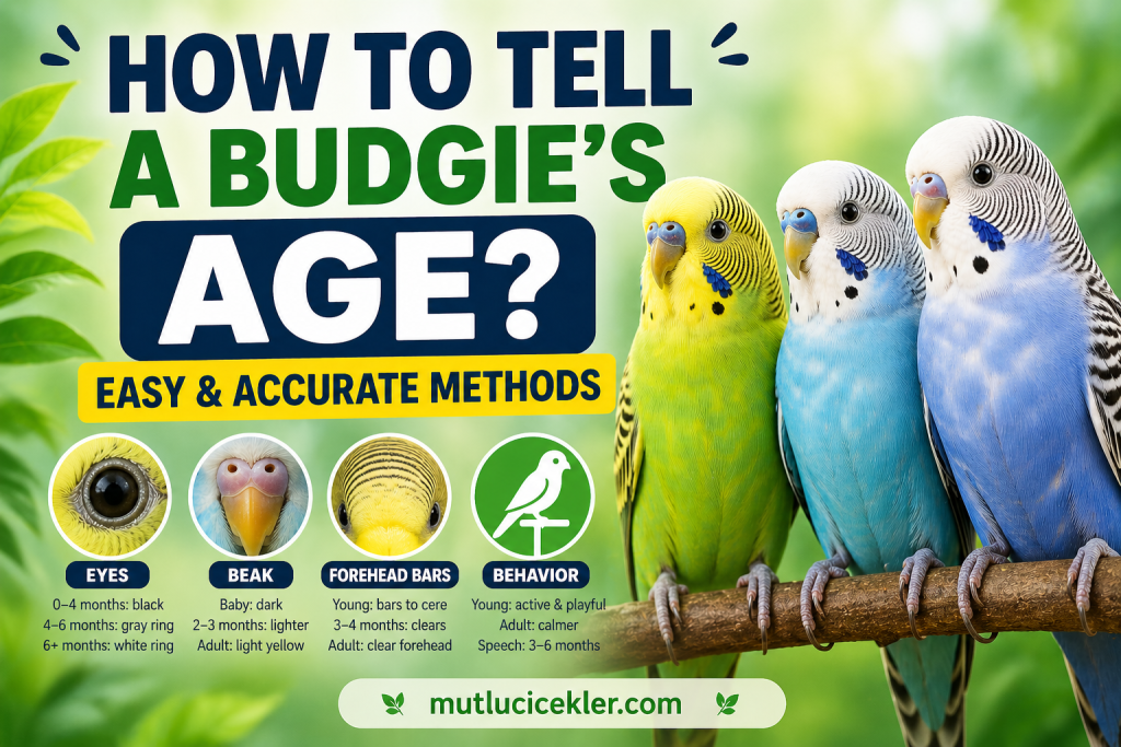 🐦 How to Tell a Budgie’s Age? The Complete Guide for Pet Owners