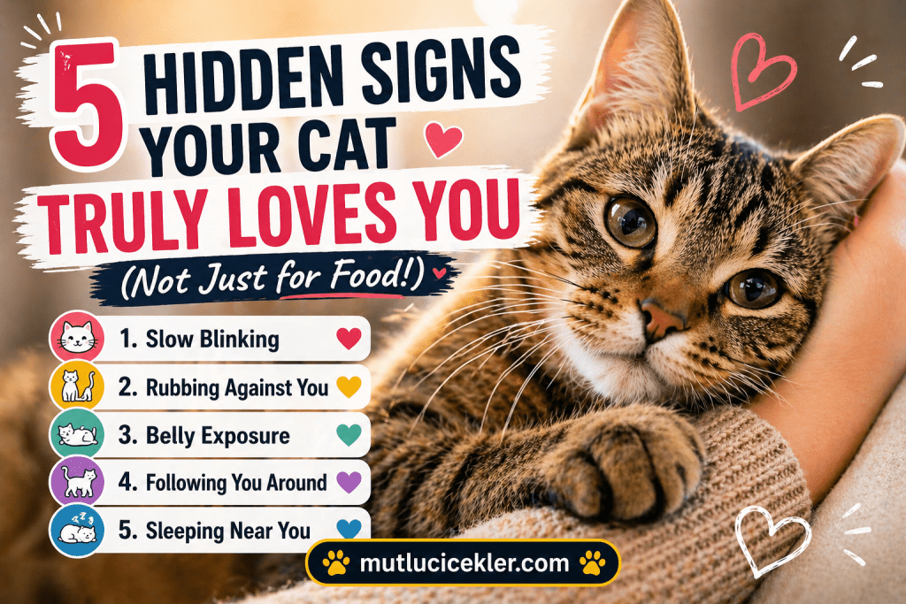 🐱 5 Hidden Signs Your Cat Truly Loves You (Not Just for Food!)