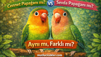 Cennet papağanı ve sevda papağanı arasındaki farkları anlatan yazının kapak görseli