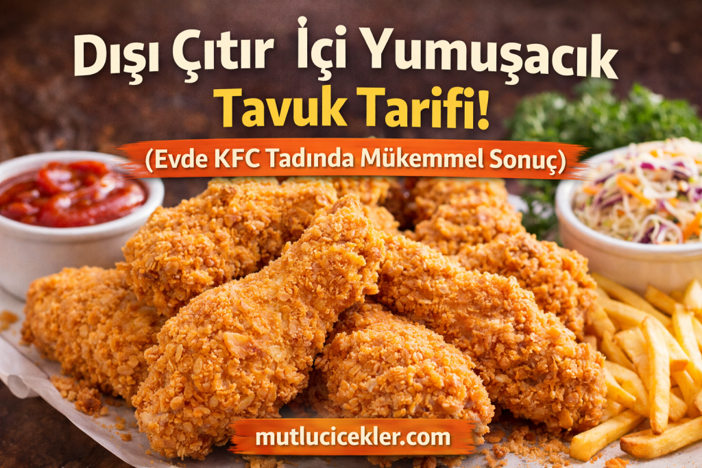 🍗 Dışı Çıtır İçi Yumuşacık Tavuk Tarifi! (Evde KFC Tadında Mükemmel Sonuç)