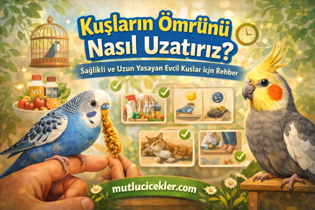 🐦 Kuşların Ömrünü Nasıl Uzatırız? Sağlıklı ve Uzun Yaşayan Evcil Kuşlar İçin Rehber