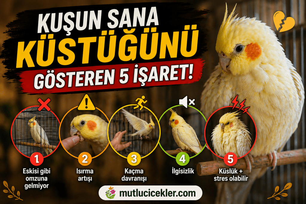🐦 Kuşun Sana Küstüğünü Gösteren 5 Kritik İşaret! (Dikkat Etmezsen Bağınız Kopabilir)