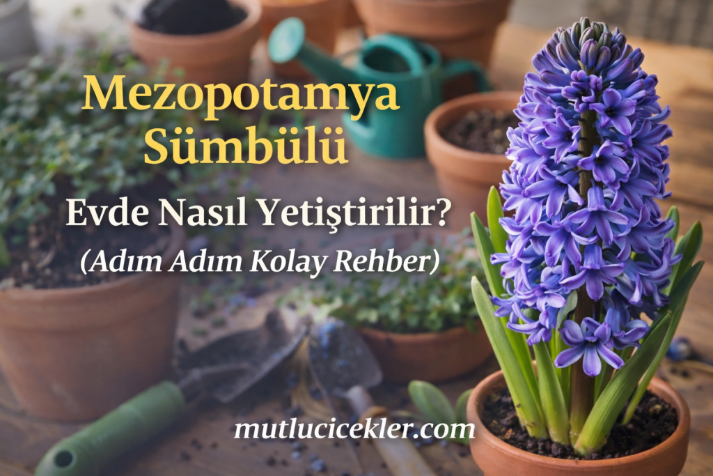 🌸 Mezopotamya Sümbülü Evde Nasıl Yetiştirilir? (Adım Adım Kolay Rehber)