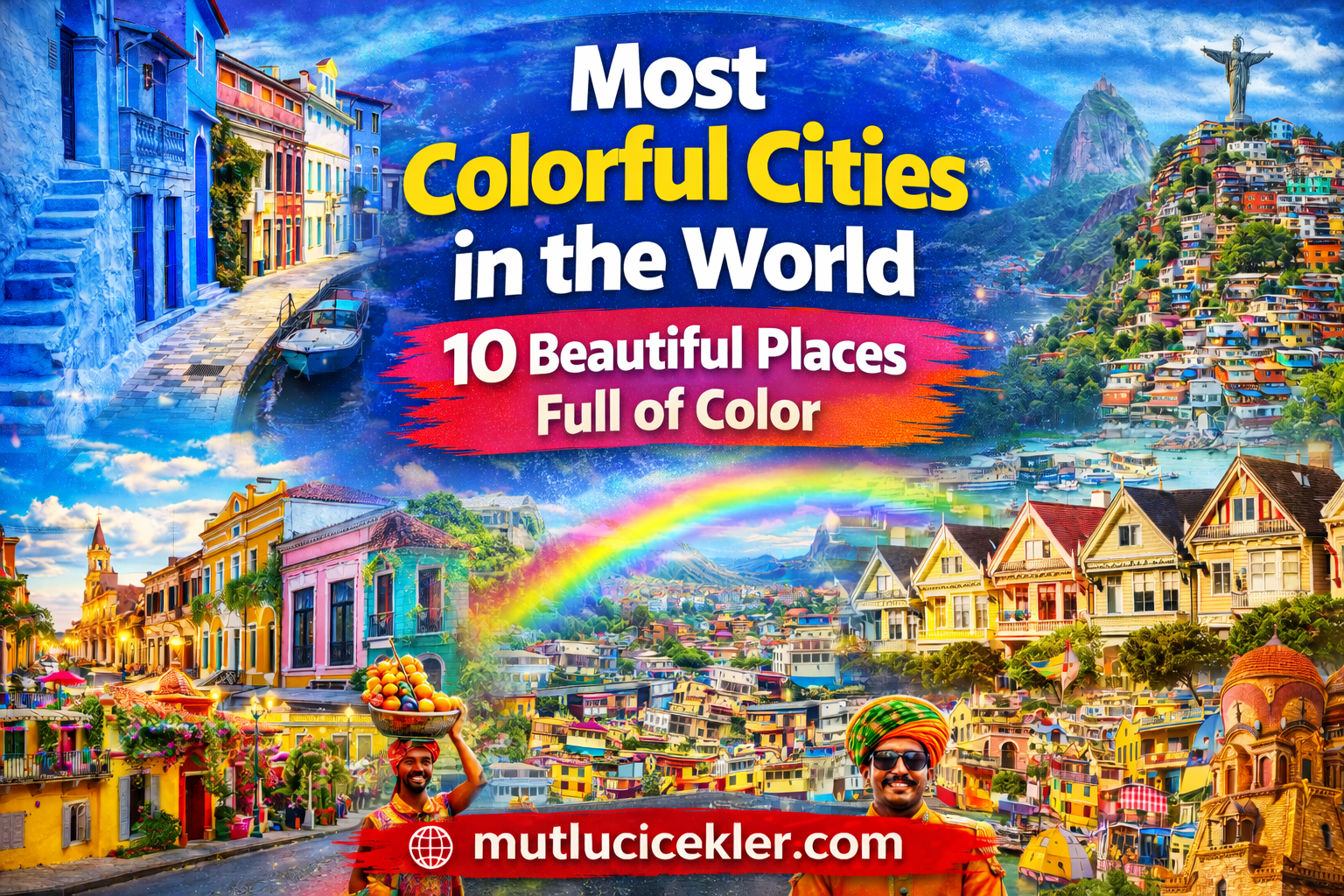 🌈 Most Colorful Cities in the World – 10 Beautiful Places Full of Color