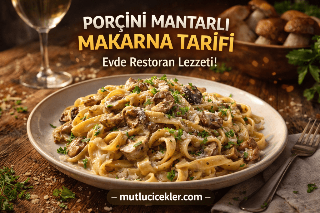 🍝 Porçini Mantarlı Makarna Tarifi: Evde Restoran Lezzeti!