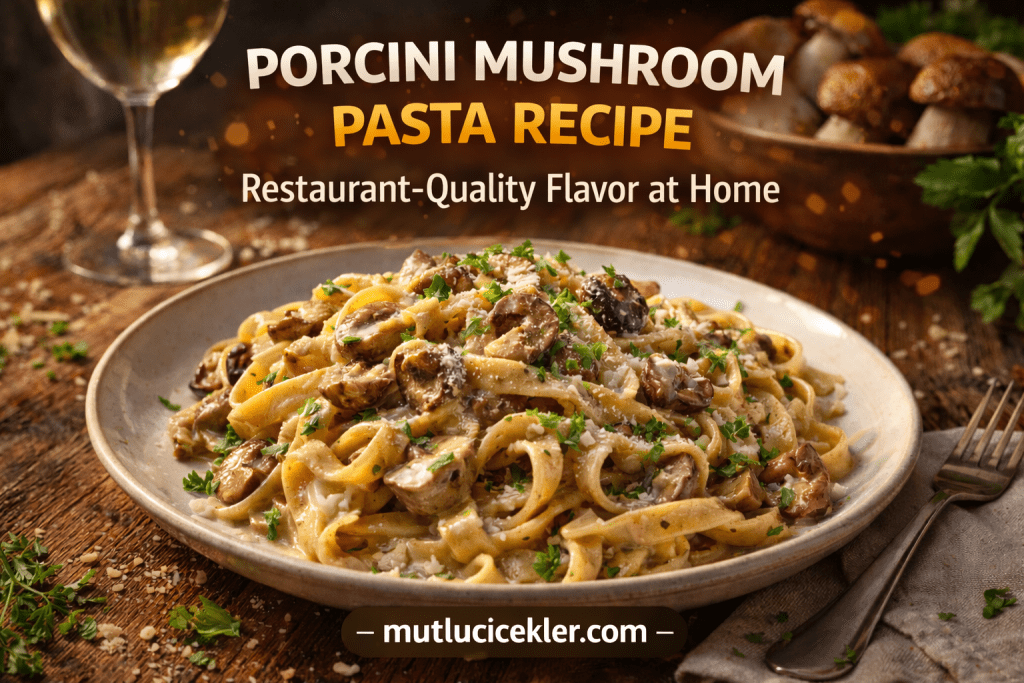 🍝 Porcini Mushroom Pasta Recipe: Restaurant-Quality Flavor at Home
